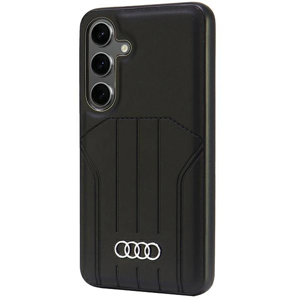 Audi Synthetic Leather MagSafe S24 S921 black/black hardcase AU-TPUPCMS24-Q5/D1-BKeng