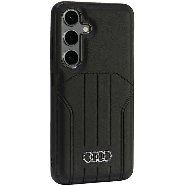Audi Synthetic Leather MagSafe S24 S921 black/black hardcase AU-TPUPCMS24-Q5/D1-BKeng