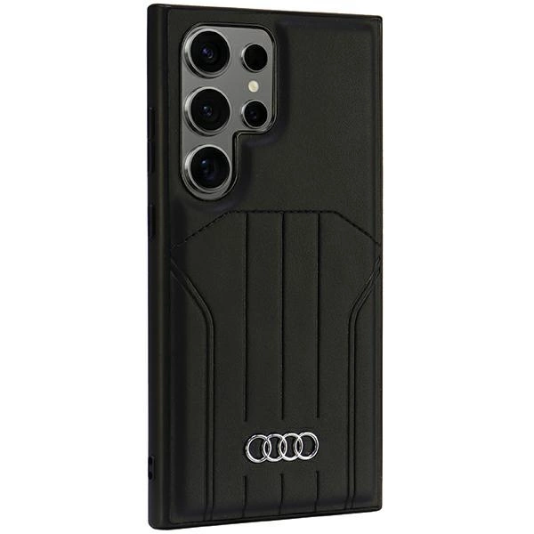 Audi Synthetic Leather MagSafe S24 Ultra S928 black/black hardcase AU-TPUPCMS24U-Q5/D1-BKeng