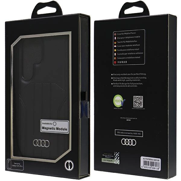 Audi Synthetic Leather MagSafe S24 Ultra S928 black/black hardcase AU-TPUPCMS24U-Q5/D1-BKeng