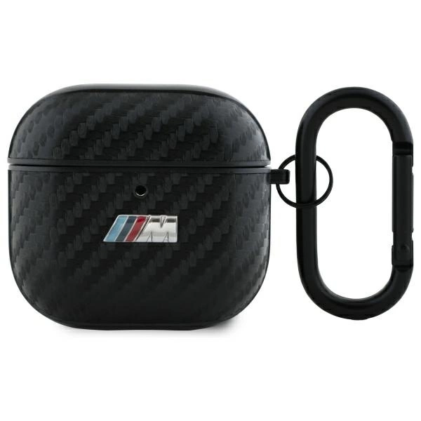BMW BMA4CMPUCA AirPods 4 cover black/black PU Carbon M Collectioneng