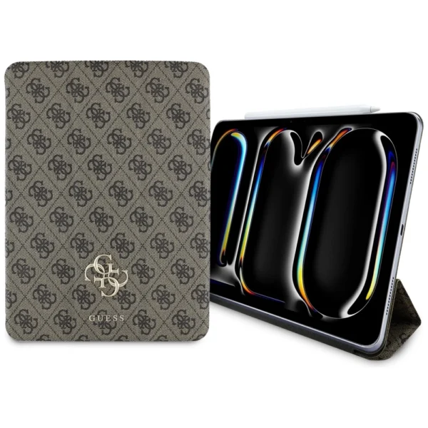 Guess GUFC11PM24PS4SGW iPad Pro 11" 2024 brown Magnetic 4G Big Logoeng