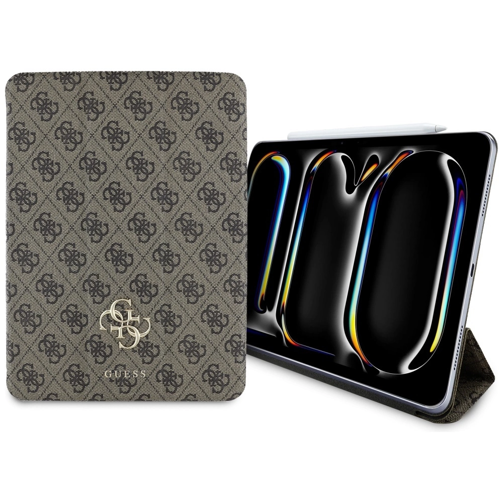 Guess GUFC11PM24PS4SGW iPad Pro 11" 2024 brown Magnetic 4G Big Logoeng