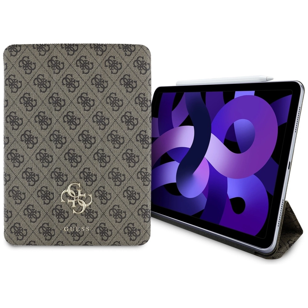 Guess GUFC11RM24PS4SGW iPad Air 11" 2024 brown/brown Magnetic 4G Big Logoeng