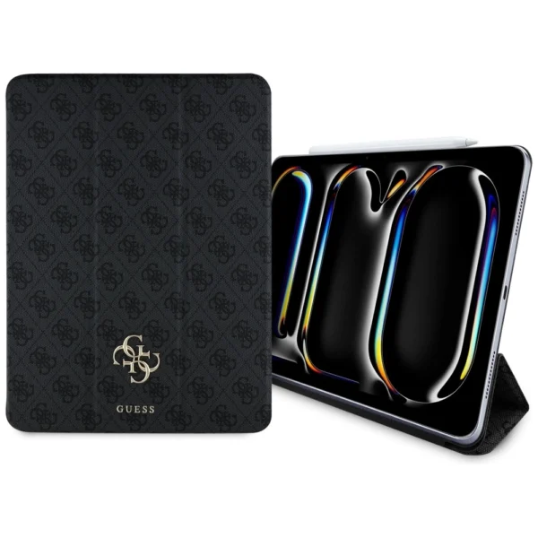 Guess GUFC13PM24PS4SGK iPad Pro 13" 2024 black/black Magnetic 4G Big Logoeng