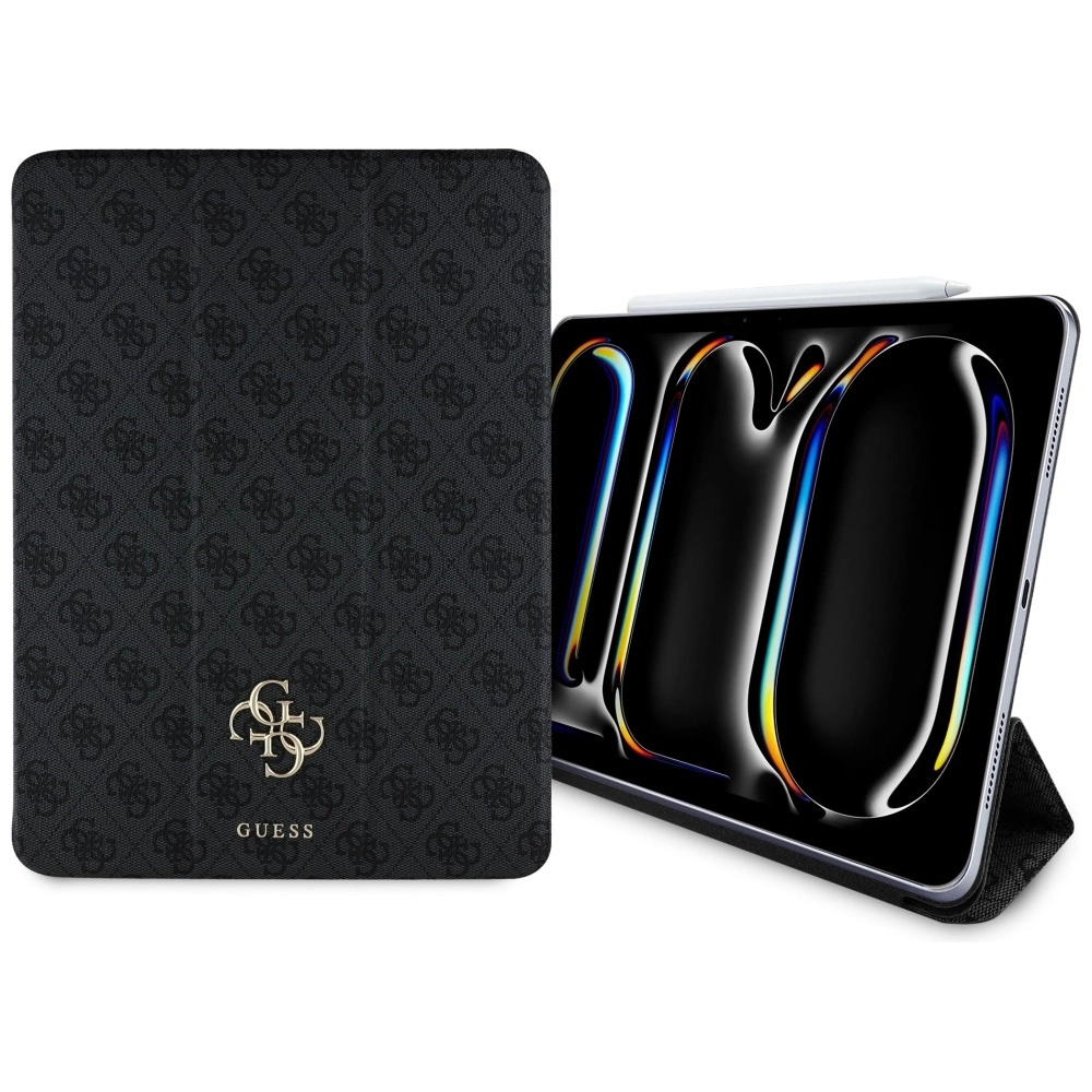 Guess GUFC13PM24PS4SGK iPad Pro 13" 2024 black/black Magnetic 4G Big Logoeng
