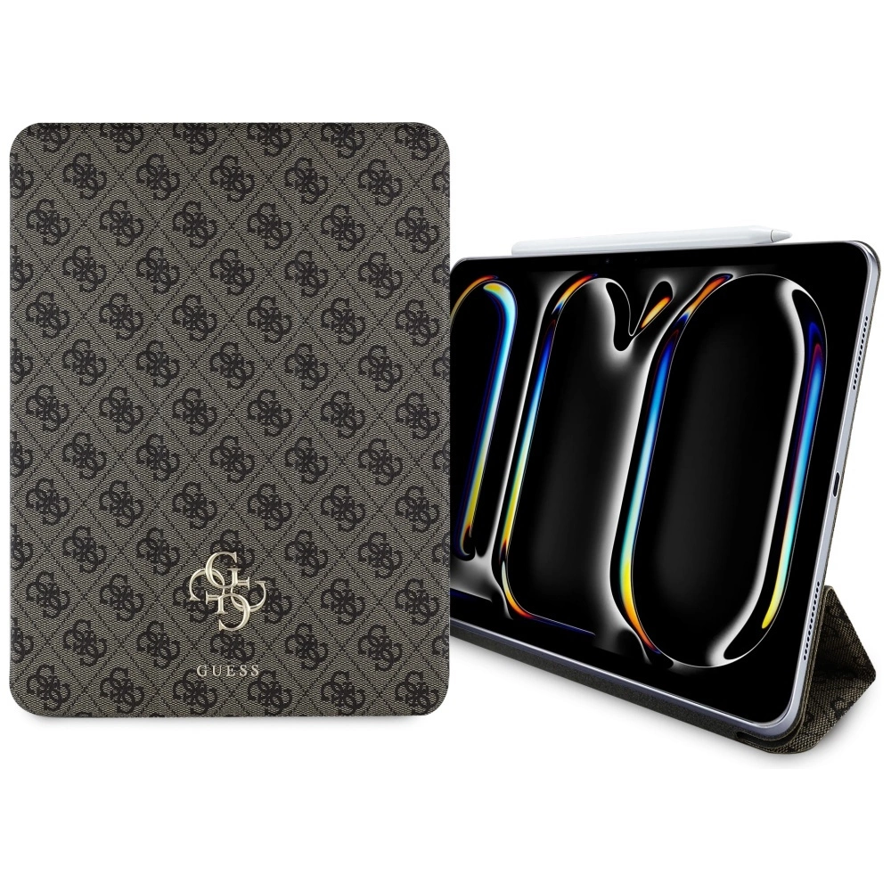 Guess GUFC13PM24PS4SGW iPad Pro 13" 2024 brown Magnetic 4G Big Logoeng