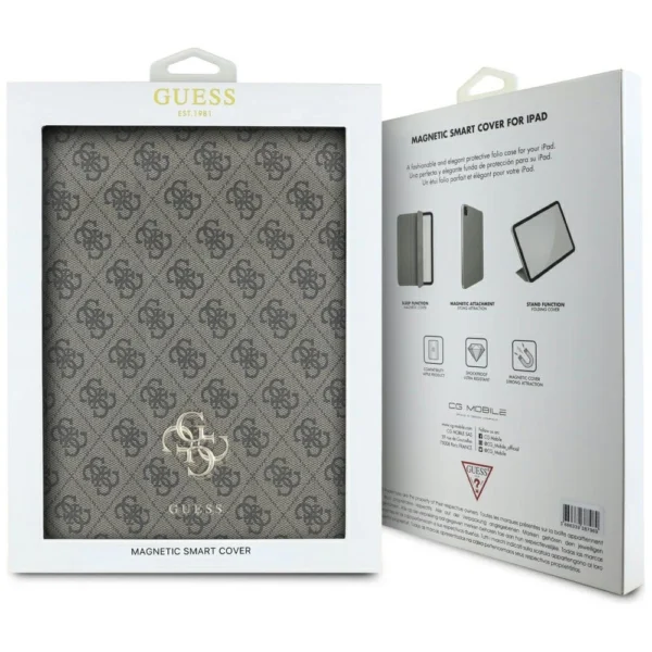 Guess GUFC13PM24PS4SGW iPad Pro 13" 2024 brown Magnetic 4G Big Logoeng