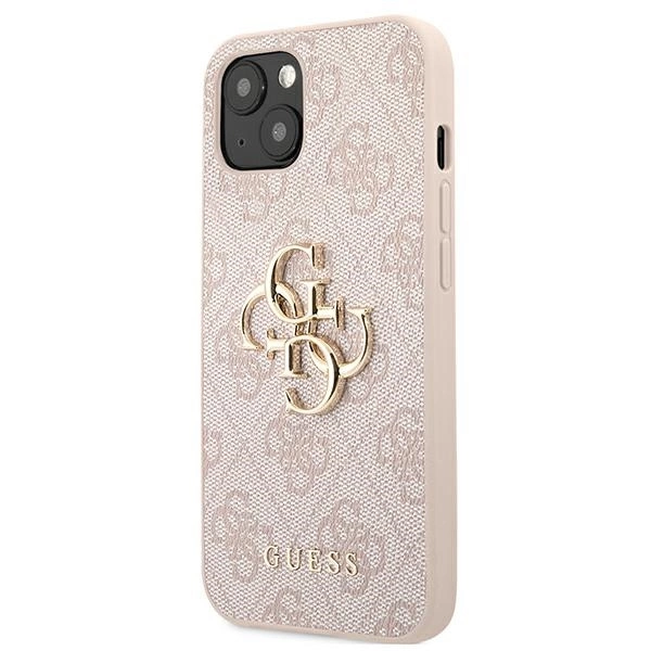 Guess 4G Big Metal Logo Case for iPhone 13 / 14 / 15 6.1" - Pinkeng