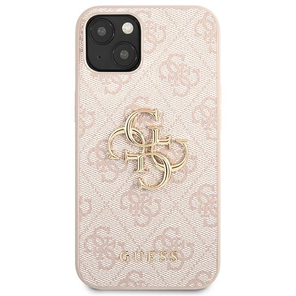 Guess 4G Big Metal Logo Case for iPhone 13 / 14 / 15 6.1" - Pinkeng