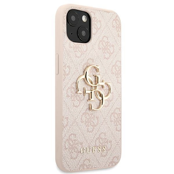 Guess 4G Big Metal Logo Case for iPhone 13 / 14 / 15 6.1" - Pinkeng