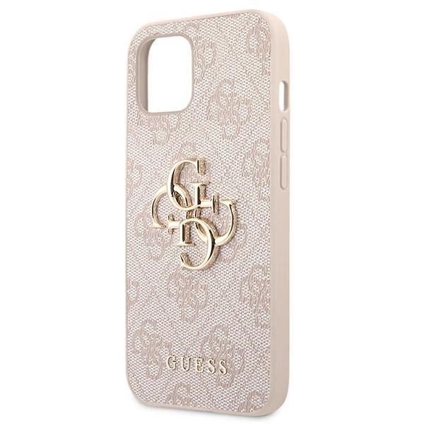 Guess 4G Big Metal Logo Case for iPhone 13 / 14 / 15 6.1" - Pinkeng