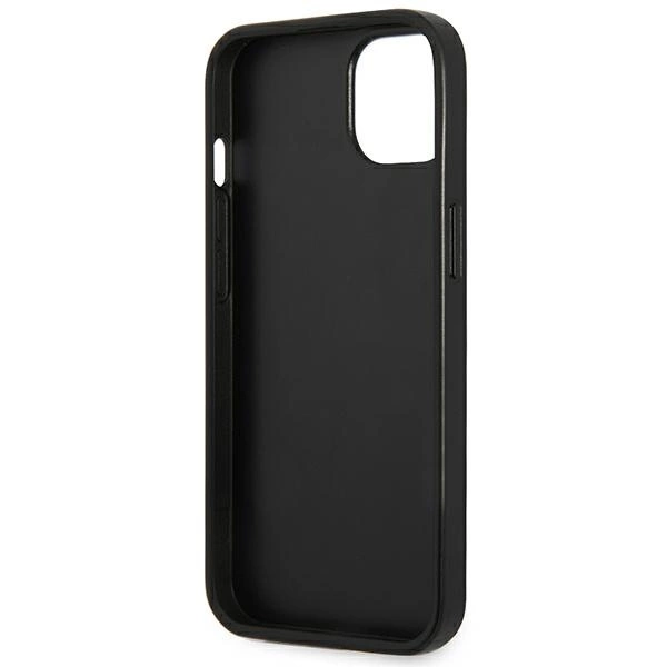 Guess SaffianoTriangle Logo case for iPhone 13 / 14 / 15 6.1" - silvereng