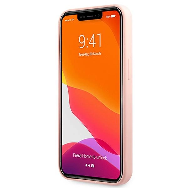 Guess Silicone 4G Logo Case for iPhone 13 Pro Max 6.7" - Pinkeng