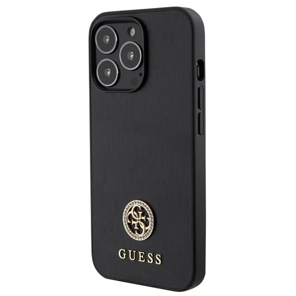 Guess GUHCP13XPS4DGPK iPhone 13 Pro Max 6.7" black/black hardcase Strass Metal Logoeng