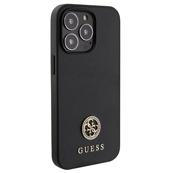 Guess GUHCP13XPS4DGPK iPhone 13 Pro Max 6.7" black/black hardcase Strass Metal Logoeng