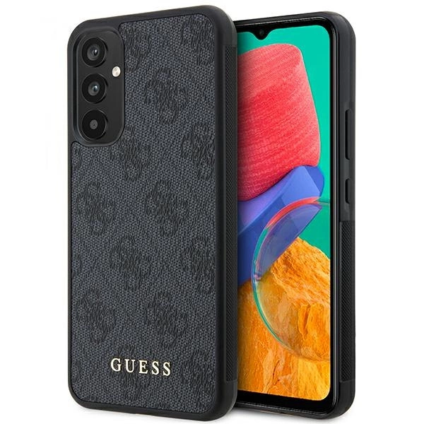 Guess 4G Metal Gold Logo Case for Samsung Galaxy A34 5G - Grayeng