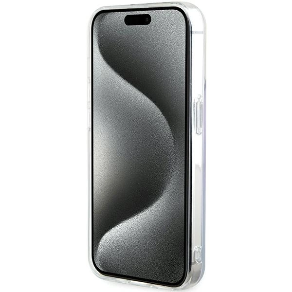 Guess GUHMP15LHITSU iPhone 15 Pro 6.1" purple/purple hardcase IML Iridescent MagSafeeng
