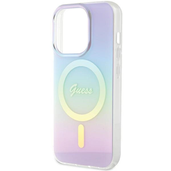 Guess GUHMP15LHITSU iPhone 15 Pro 6.1" purple/purple hardcase IML Iridescent MagSafeeng