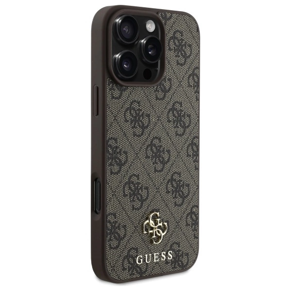 Guess GUHMP16XP4SM4MW iPhone 16 Pro Max 6.9" brown/brown hardcase 4G Small Classic MagSafeeng