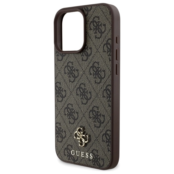 Guess GUHMP16XP4SM4MW iPhone 16 Pro Max 6.9" brown/brown hardcase 4G Small Classic MagSafeeng