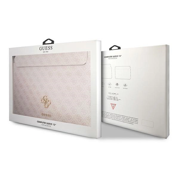 Guess Sleeve GUCS13G4GFPI 13" pink 4G Big Logoeng