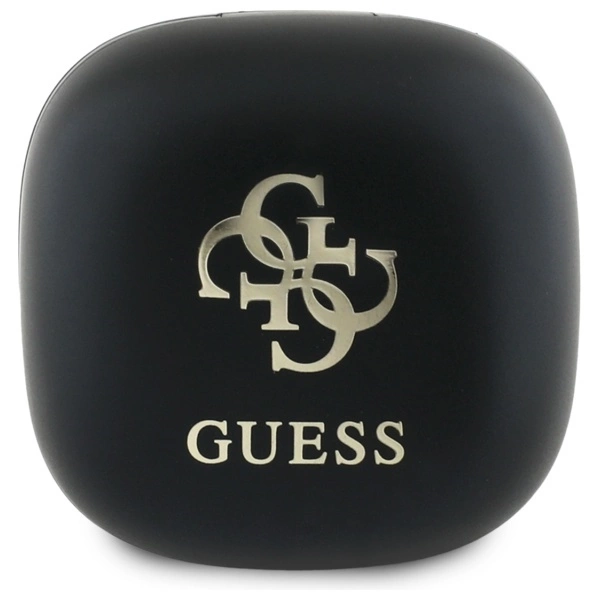 Guess Bluetooth headphones GUTWSJ144ESK TWS + docking station black/black Iridescent 4G Printed Logoeng