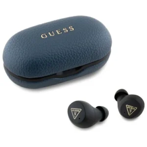 Guess Bluetooth headphones GUTWSPGTSPSB TWS + docking station blue/blue Grained Classic Logoeng