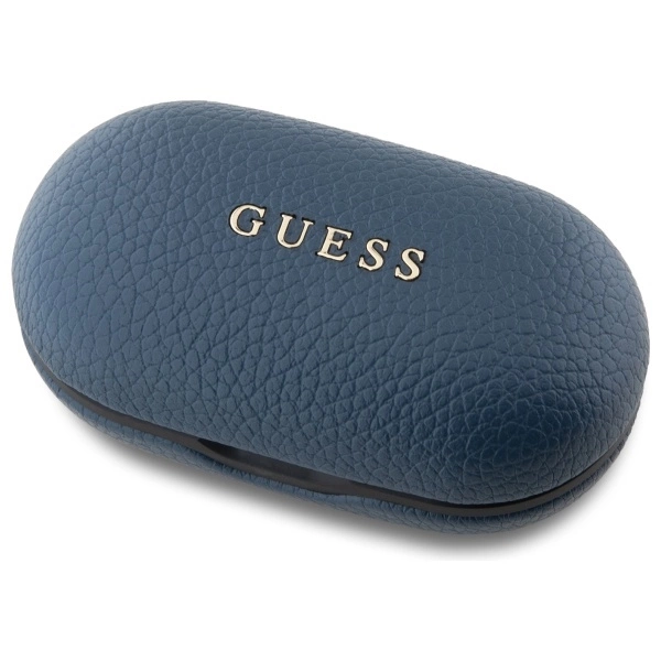Guess Bluetooth headphones GUTWSPGTSPSB TWS + docking station blue/blue Grained Classic Logoeng