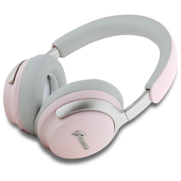 Guess Bluetooth ANC/ENC Headphones GUBHC22PSBCSMP Pink DB Metal Script Logoeng