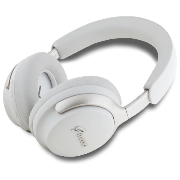 Guess Bluetooth ANC Headphones GUBHC22PSFCSME Beige/Beige Metal Script Logoeng