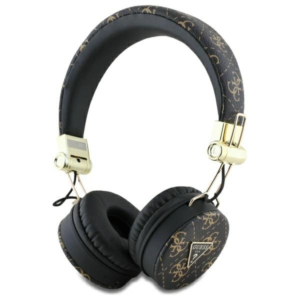 Guess Bluetooth ENC GUBH70E4PTMK on-ear headphones black/black 4G Triangle Round Shapeeng