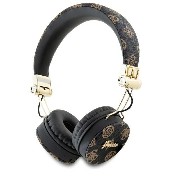 Guess Bluetooth ENC GUBH70EPOSMK on-ear headphones black/black Peony Script Round Shapeeng