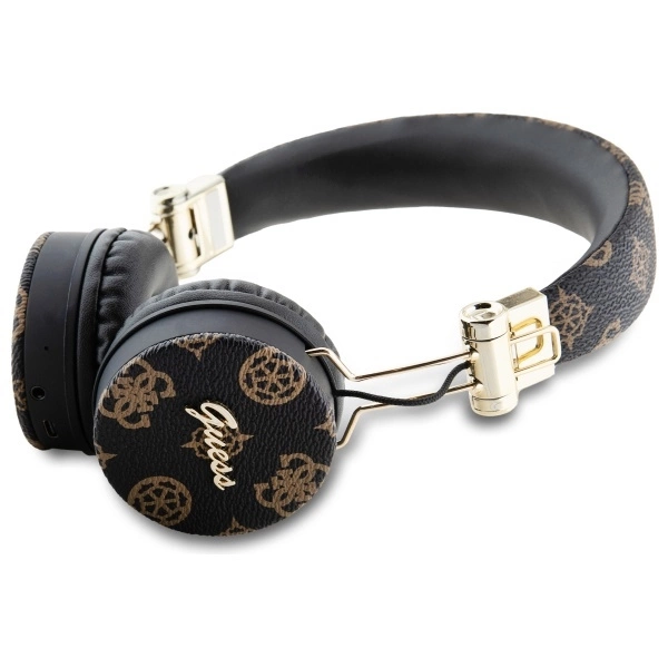 Guess Bluetooth ENC GUBH70EPOSMK on-ear headphones black/black Peony Script Round Shapeeng
