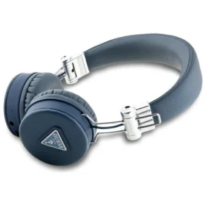 Guess Bluetooth ENC GUBH70PGTSPSB on-ear headphones blue/blue Grained Classic Round Shapeeng