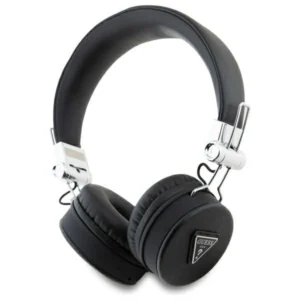 Guess Bluetooth ENC GUBH70PGTSPSK on-ear headphones black/black Grained Classic Round Shapeeng