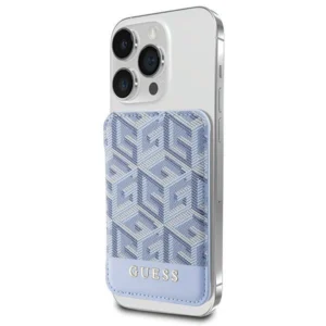 Guess GCube Stripe MagSafe Wallet - Blueeng