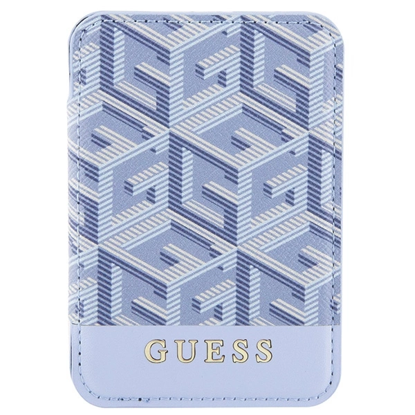 Guess GCube Stripe MagSafe Wallet - Blueeng