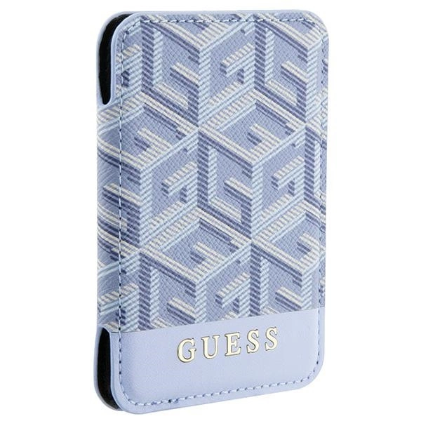 Guess GCube Stripe MagSafe Wallet - Blueeng