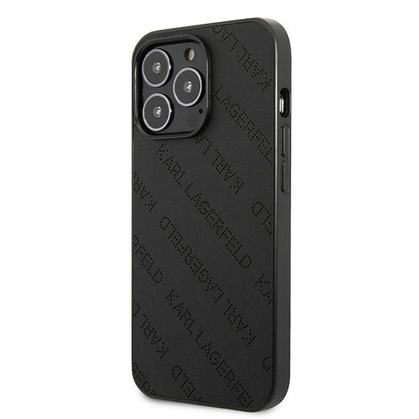 Karl Lagerfeld Perforated Allover Case for iPhone 13 Pro / 13 6.1" - Blackeng