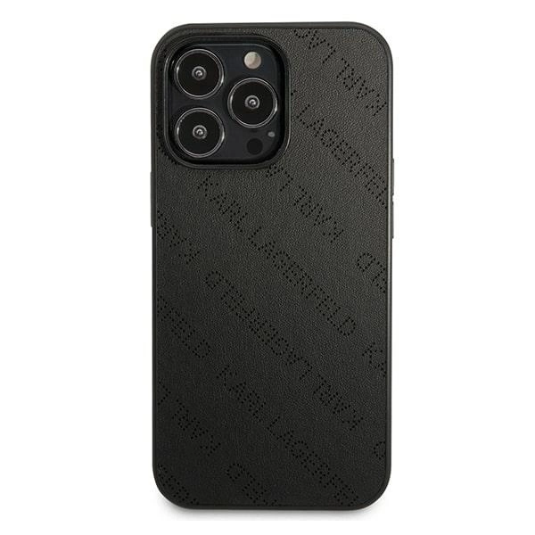 Karl Lagerfeld Perforated Allover Case for iPhone 13 Pro / 13 6.1" - Blackeng