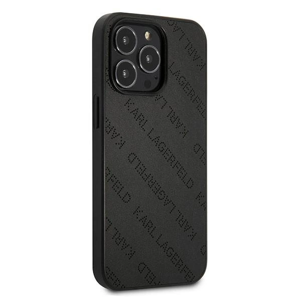 Karl Lagerfeld Perforated Allover Case for iPhone 13 Pro / 13 6.1" - Blackeng