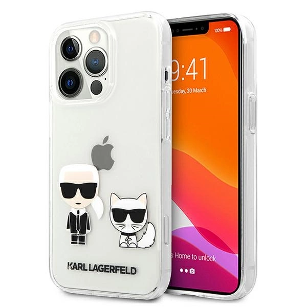 Karl Lagerfeld Karl & Choupette Case for iPhone 13 Pro Max 6.7" - Transparenteng