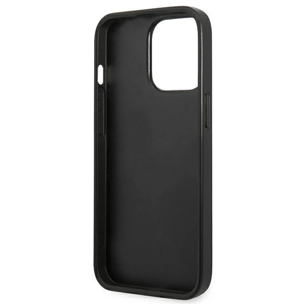 Karl Lagerfeld Saffiano Plaque Case for iPhone 13 Pro Max 6.7" - Silvereng