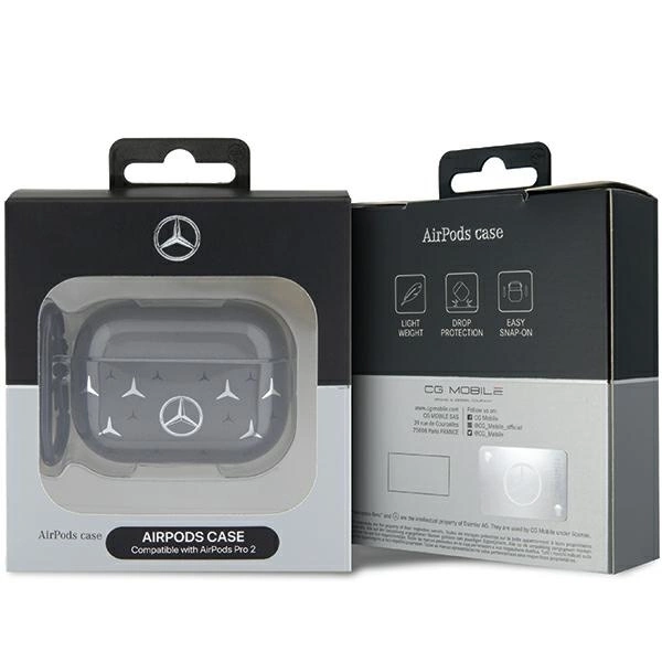 Mercedes MEAP28DPMGS AirPods Pro 2 (2022/2023) cover black Large Star Patterneng
