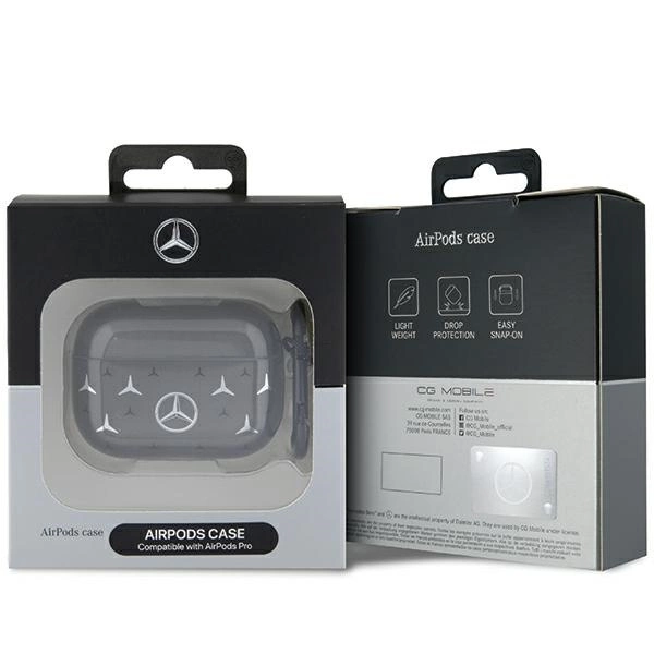 Mercedes MEAP8DPMGS AirPods Pro cover black/black Large Star Patterneng