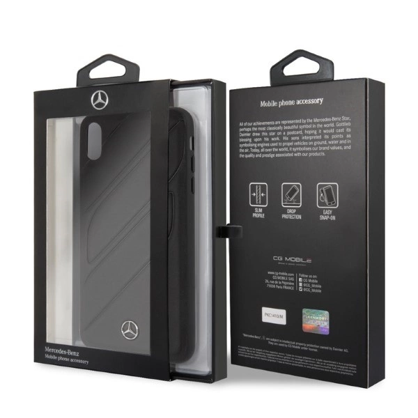 Mercedes New Organic I iPhone XS Max Case - Blackeng