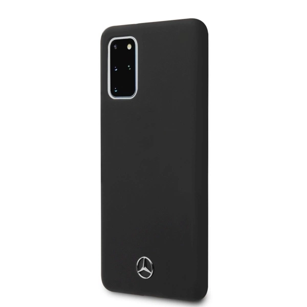Mercedes Silicone Line Case for Samsung Galaxy S20+ - Blackeng