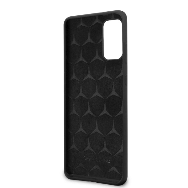 Mercedes Silicone Line Case for Samsung Galaxy S20+ - Blackeng