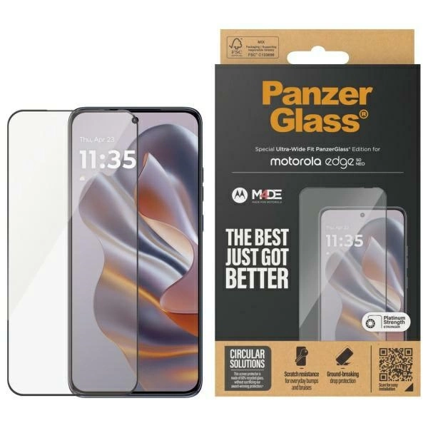 187634_1 PanzerGlass Ultra-Wide Fit Tempered Glass for Motorola Edge 50 Neoeng
